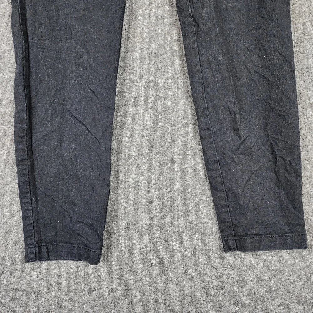 Old Navy Pants Womens 6 High Rise Skinny Black Adjustable Waist EUC